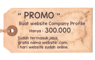 Promo Imlek Jasa Pembuatan Website Company Profile