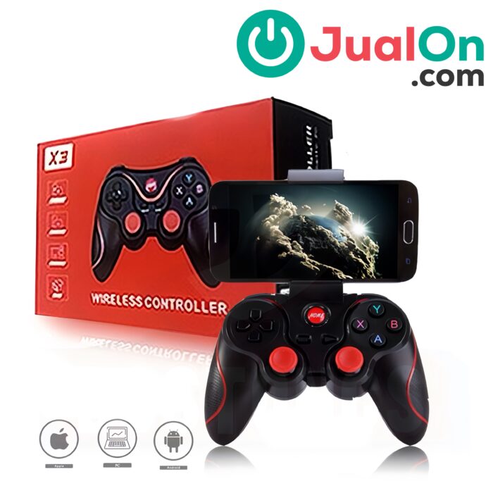 Gamepad X3 Bluetooth Smartphone Holder Wireless Joystick PC Gamesir F1