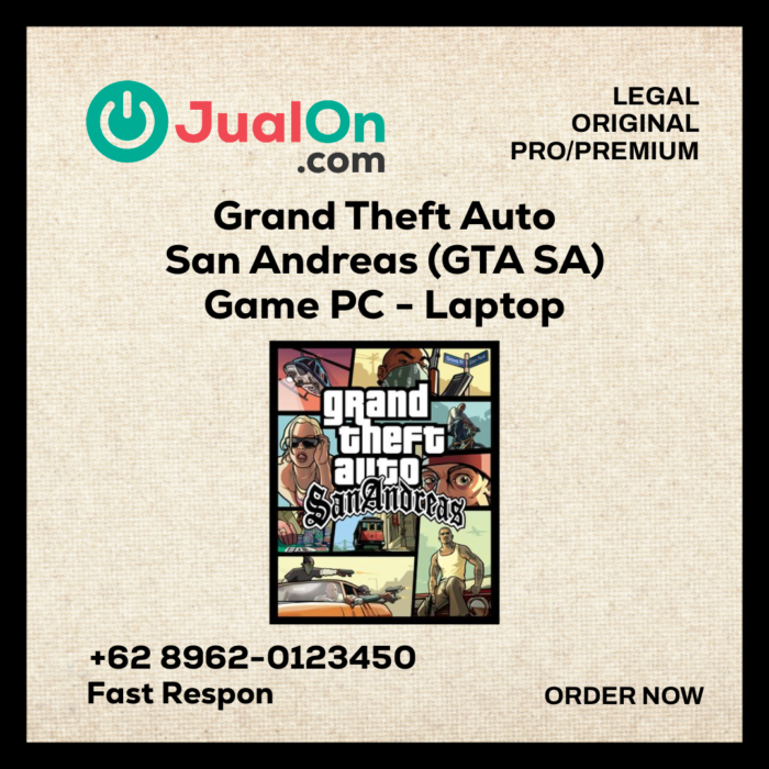 Grand Theft Auto San Andreas (GTA SA) | Game PC - Laptop