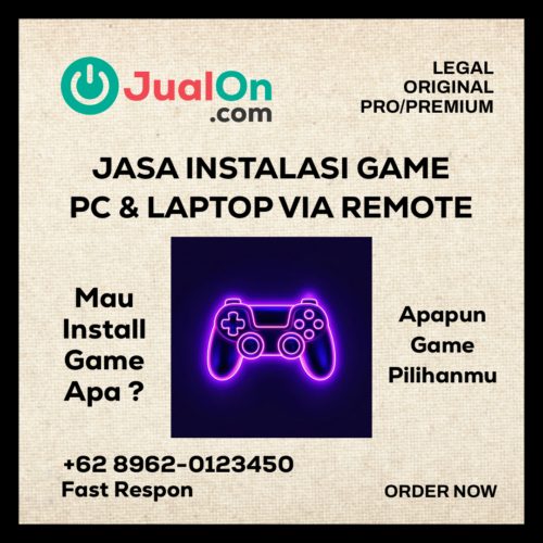 JASA INSTALASI GAME PC & LAPTOP VIA REMOTE