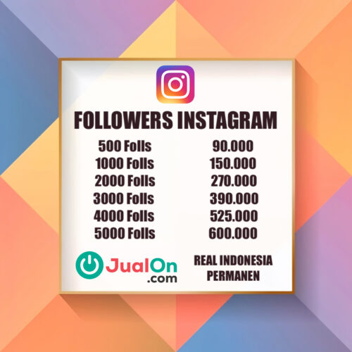 Follower Permanen Instagram Real Aktif Indonesia