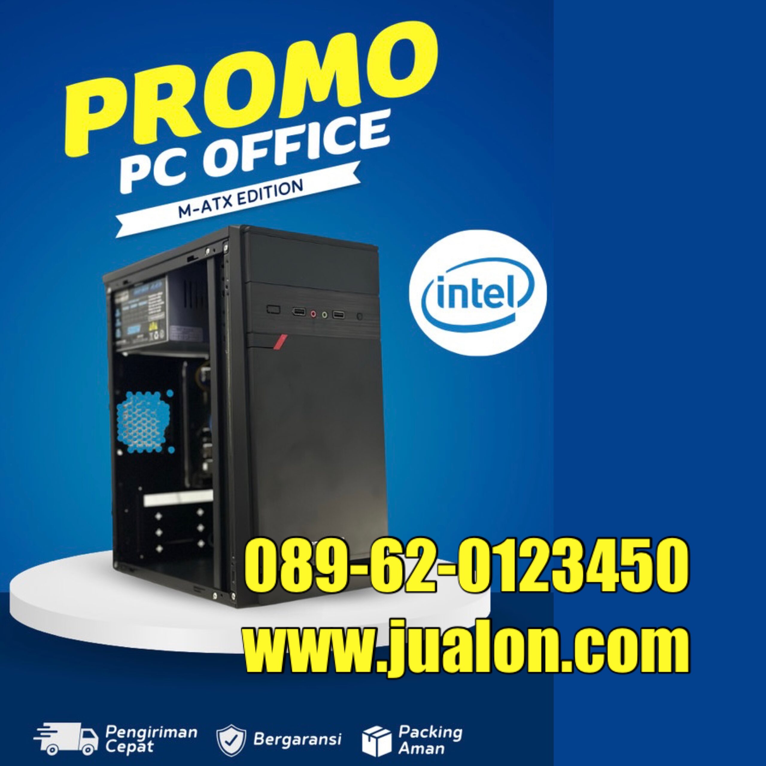 PC Rakitan Kantor Core i5 Gen 7 8GB with SSD 240GB | PC Admin Office